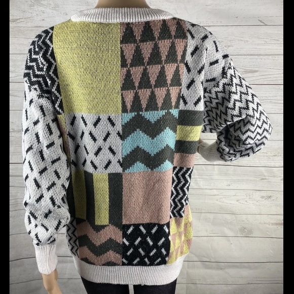 Vintage Sweater 💕 80s Retro Pastel - Picture 9 of 12